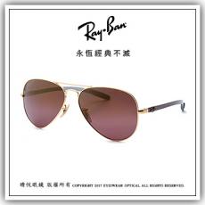 【睛悦眼鏡】永恆經典不滅 RAY BAN 偏光太陽眼鏡 RB-8317-001/6B（尺寸58）63712