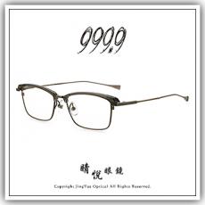 【睛悦眼鏡】追求完美 永不停歇 日本神級眼鏡品牌 999.9 眼鏡 M EL 8804 76046