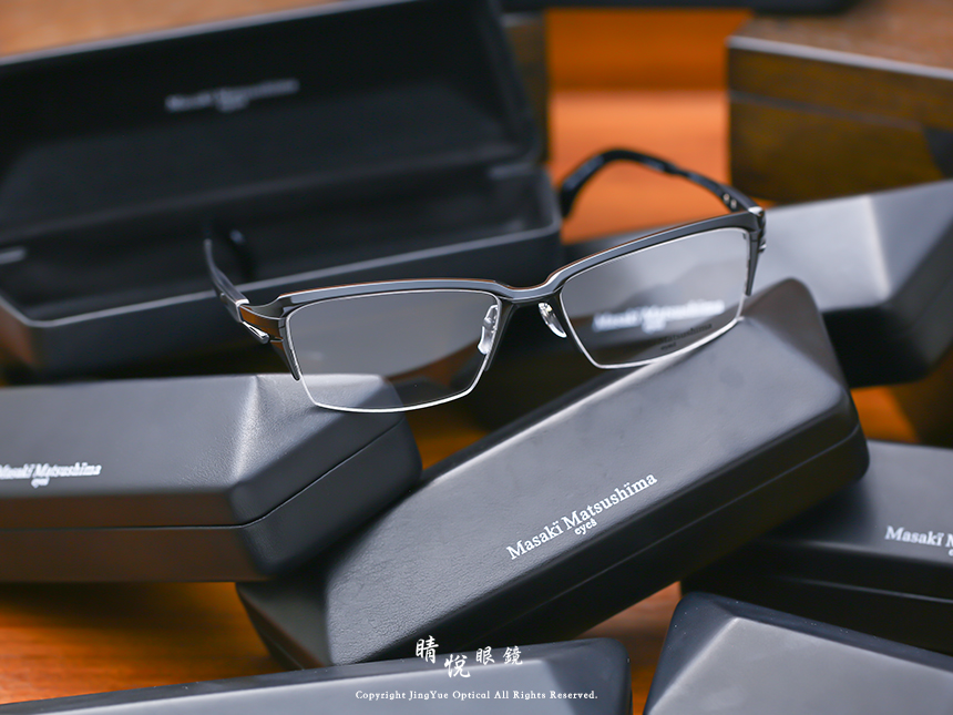 【Masaki Matsushima 松島正樹 新作入荷】日系暗黑金屬霸氣半框鏡框 91548